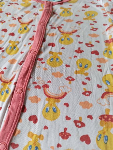 Body/overal/pyžamko na spanie tweety, lupilu,62