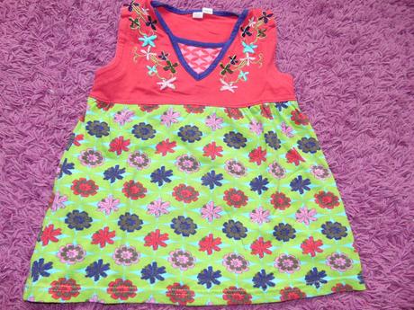 Tričko bez rukavov predlžene, 98