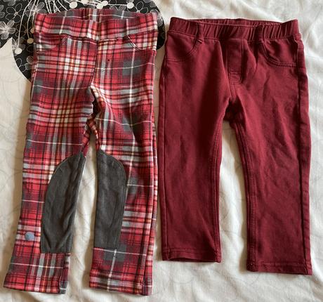 Kvalitné legínové nohavice - tepláčky, h&m,98