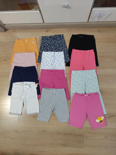 Kraťasové legíny, h&m,128
