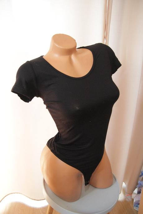 Čierny body top, s, s