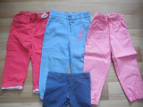 Jarný balík oblečenia pre dievčatko, 86–98