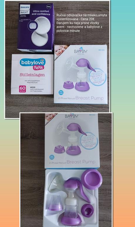 Odsávačka na mlieko, 