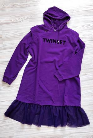 Mikinové šaty twinset, twinset,s