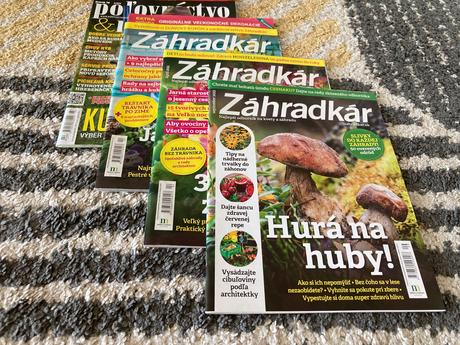 Záhradkár a poľovníctvo&rybárstvo 4ks,