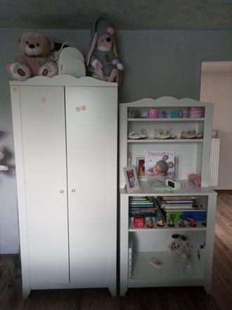 Izba pre bábätko ikea hensvik (skrinka a knižnica),