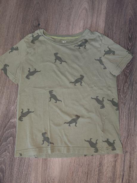 Tričko s dinosaurami, h&m,122