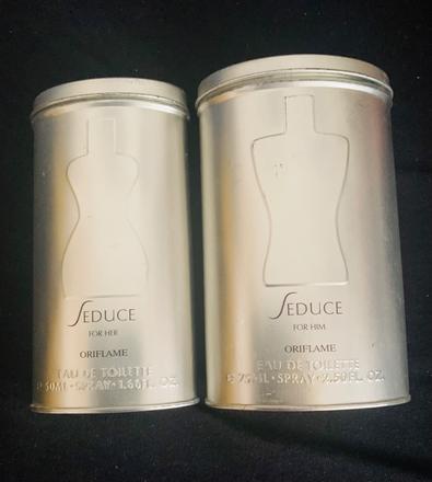 2 plechovky na voňavky, 