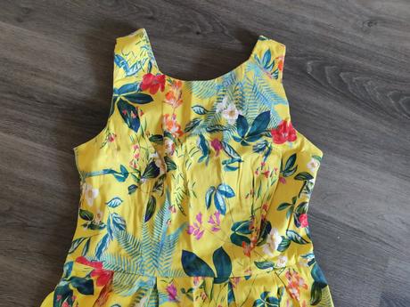 Žlté kvietkované šaty camaieu, camaieu,40