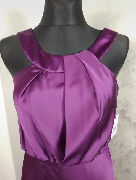 Calvin klein elegantné fialové šaty, calvin klein,m