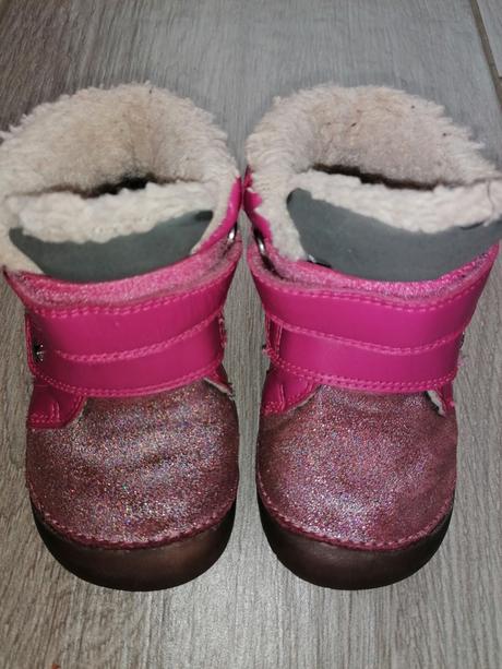 Zimné topánočky cyklamenove, d.d.step,22