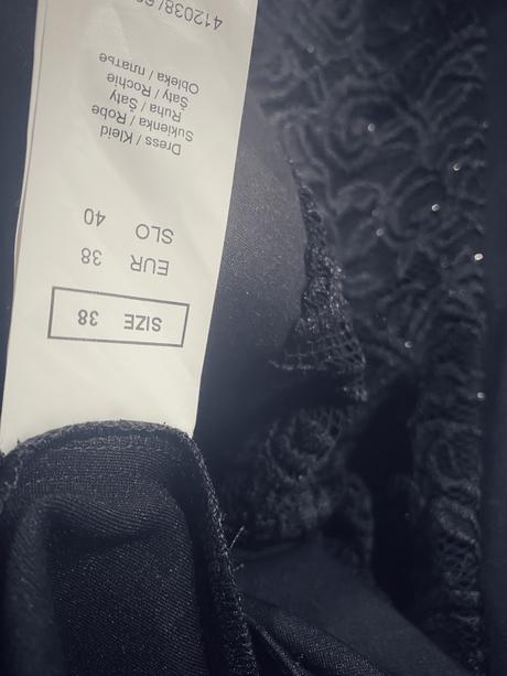 Orsay trblietavé šaty, orsay,38