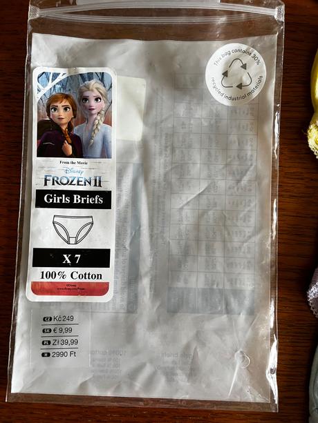 Nohavičky s motívom frozen ii - 7 kusov, disney,122