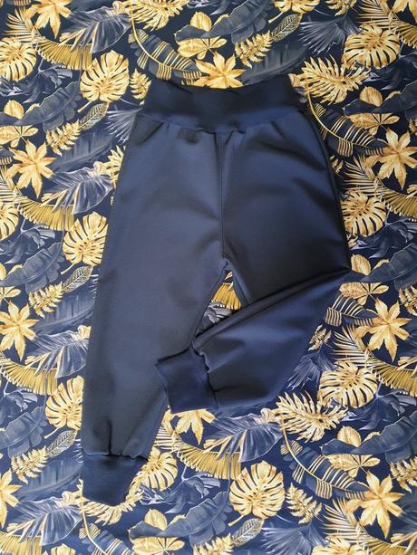 Softshell nohavice v.128 vnútri fleece, 122 / 128