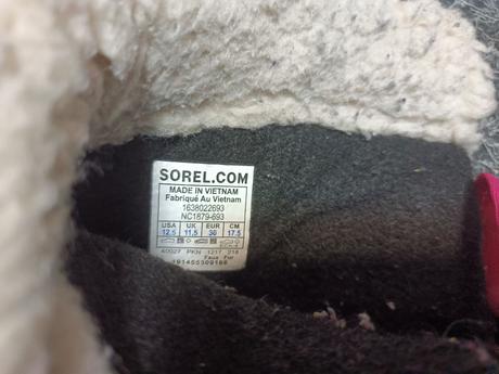 Zimné topánky sorel pre dievča, sorel,17