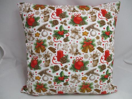 Vianočná obliečka a vrecko v rovnakom dekore,