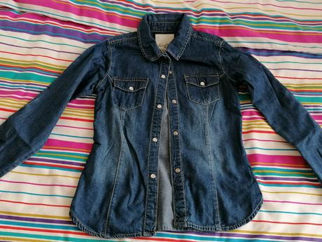 Riflová košeľa, c&a,134