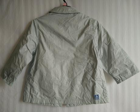 Svetlo modrá nepremokavá prechodná bunda, brums, brums,110