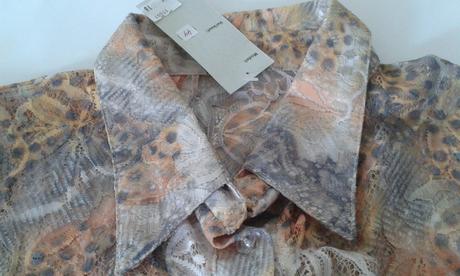 Spoločenská čipkovaná blúzka, 44