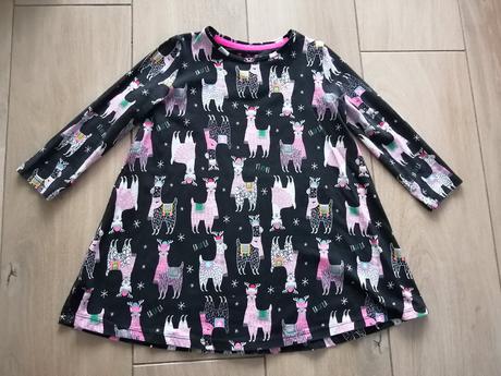 Šaty s lamami vianočné, f&f,104