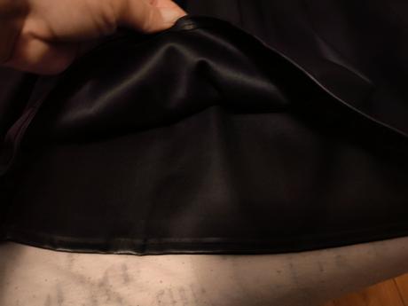 Koženková minisukňa, gate,42