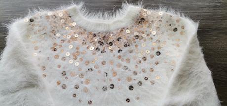 Chlpatý pulóver, h&m,104