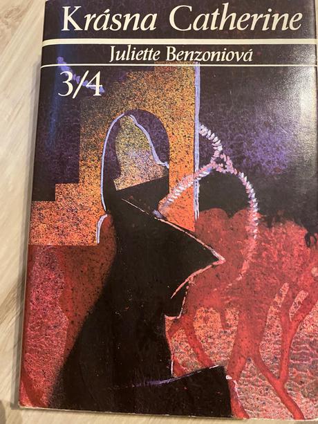 Krásna retro stará kniha krásna catherine 3,4 diel, 