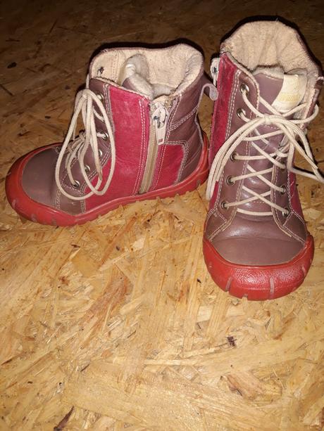 Celokožené dievčenské zimné topánky wanda 23, wanda,23