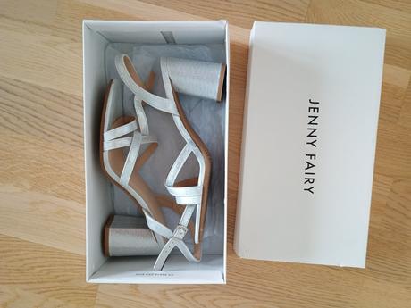 Svadobné strieborné sandálky jenny fairy, 37