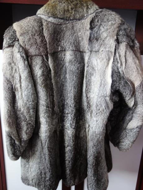 Dámsky kožuch zo zajaca veľ. xl, 56