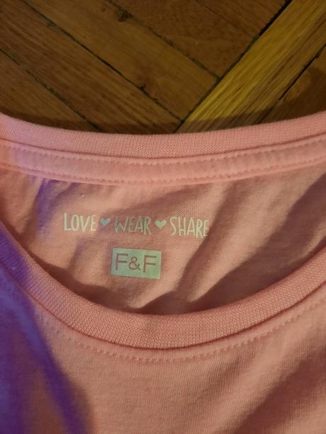 Dievčenské tričko, f&f,140