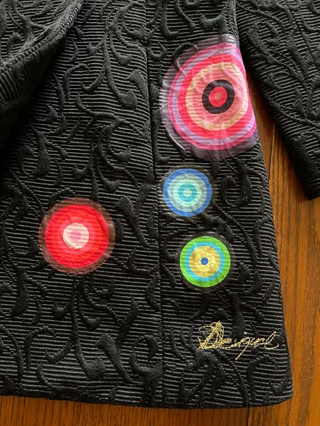 Luxusný kabátik desigual s mandalami 5/6 rokov, desigual,116