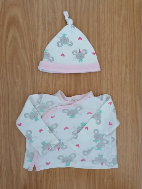 Biele body myškove + tunika gratis, pepco,62