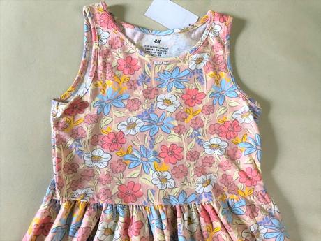 Nové,122/128 kviekovane h&m saty,7-8 r., h&m,128