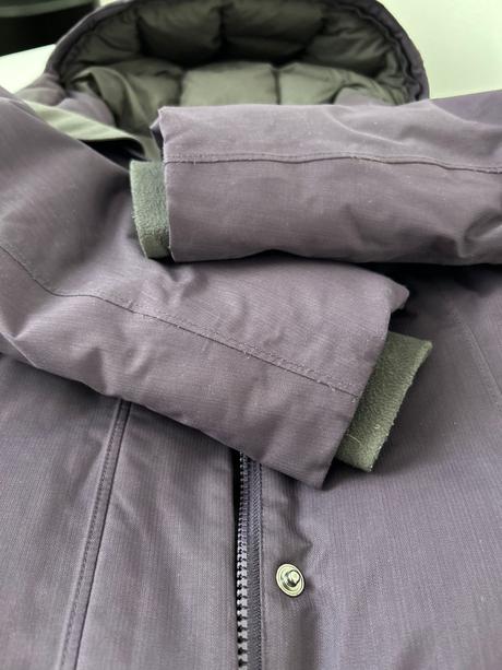 The north face fialová zimná bunda, m