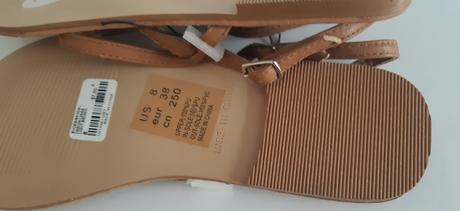 Forever21 dámske remienkové žabky, 38