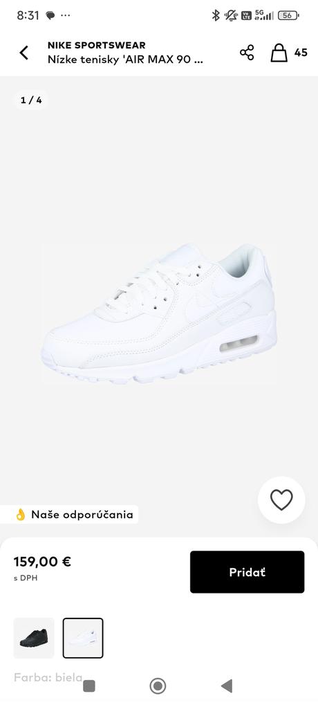 Tenisky nike air max č.37,5, nike,37