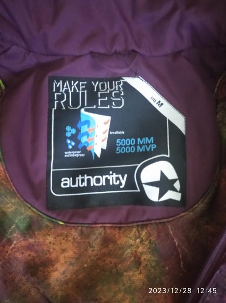 Lyžiarska bunda m, authority,m