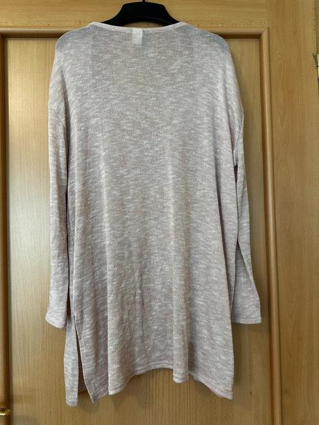 Ružový ľahký kardigán, h&m,xs