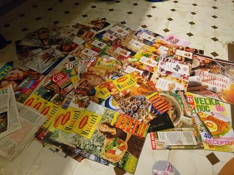 Časopisy, mini brožúry o varení ,