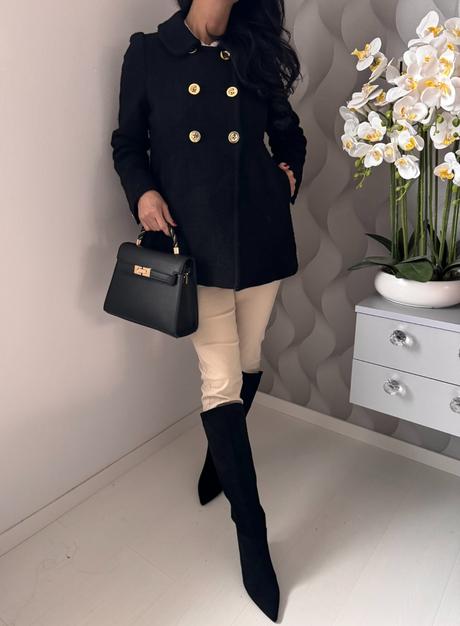 Juicy couture - vlnený kabát, m