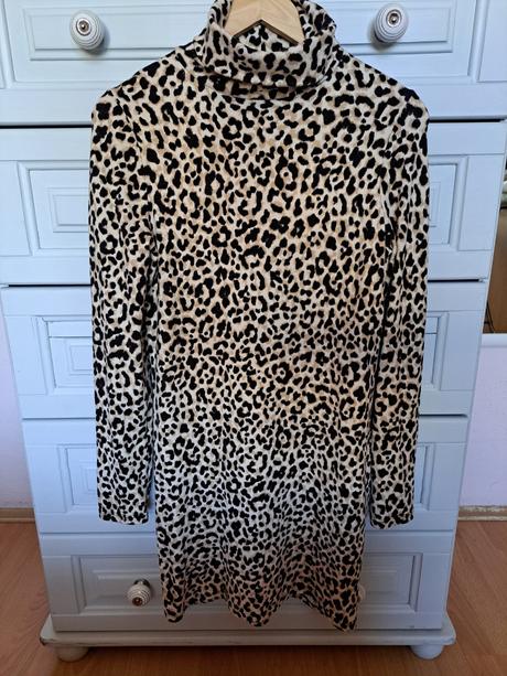 Šaty amisu leopard, amisu,34