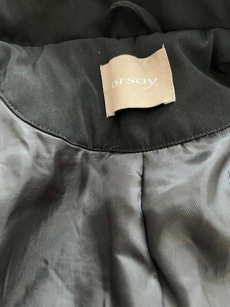Parka čiernej farby- zn. orsay, orsay,40