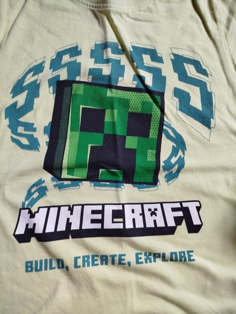 Tričko minecraft 3x, 140