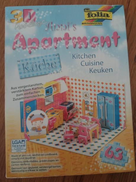 3d papierová skladačka kuchynka, 