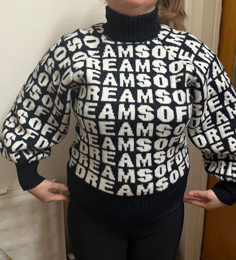 Teplý sveter značky h&m, h&m,xs