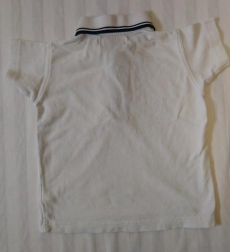 2 ks chlapčenských bielych tričiek na 9-12 mesiac., early days,80