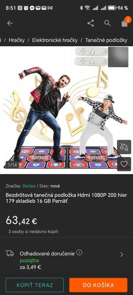 Máte túto tanečnú podložku k televízii?