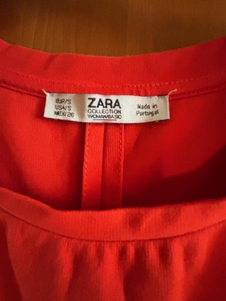 Zara - červené šaty + čierne sako xs/s, zara,xs