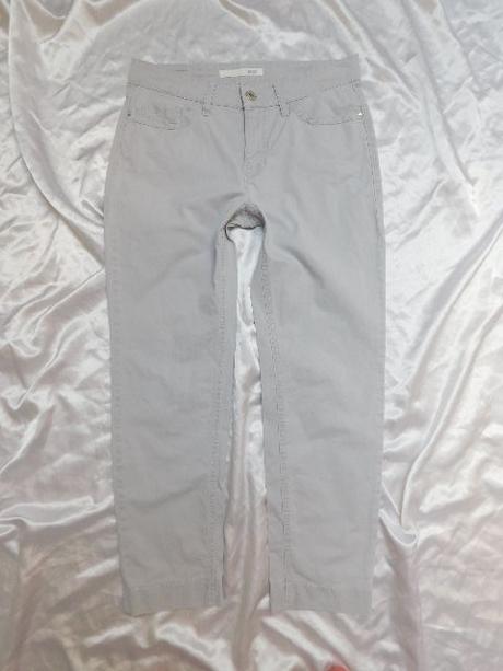 Damske kvalitne strečove 7/8 nohavice/rifle, 38